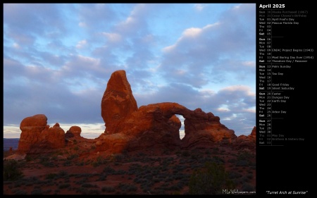 Turret Arch at Sunrise