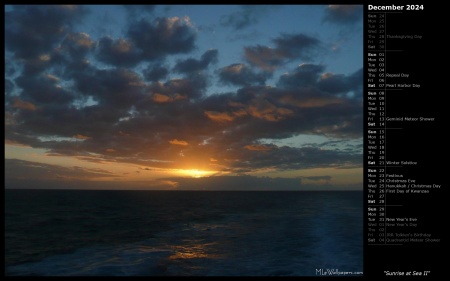 Sunrise at Sea II