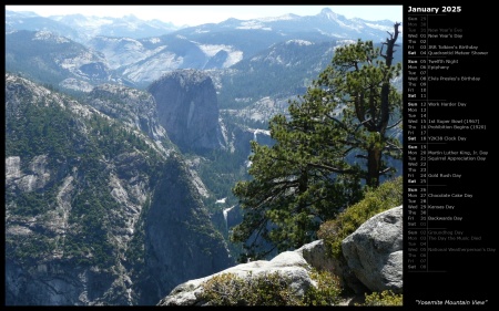 Yosemite Mountain View