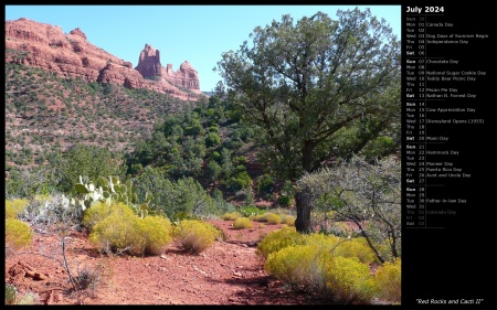 Red Rocks and Cacti II