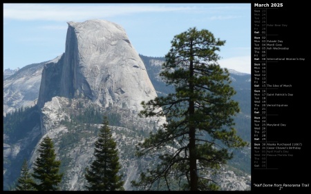 Half Dome from Panorama Trail I