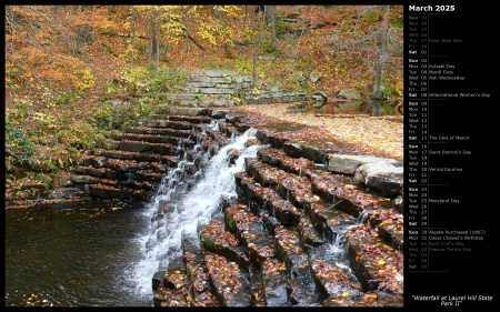 Waterfall at Laurel Hill State Park II