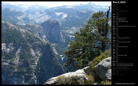 Yosemite Mountain View