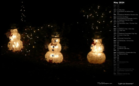 Light-Up Snowmen