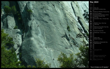 Rock Climbers on El Capitan