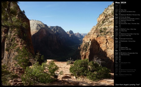 Zion from Angels Landing Trail