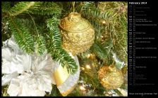 Silver and Gold Christmas Tree I