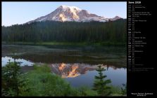 Mount Rainier Reflected Sunrise II