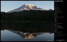 Mount Rainier Reflected Sunrise I