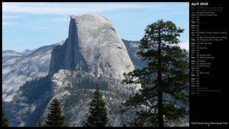 Half Dome from Panorama Trail I