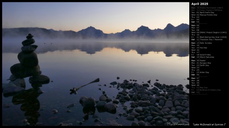 Lake McDonald at Sunrise I