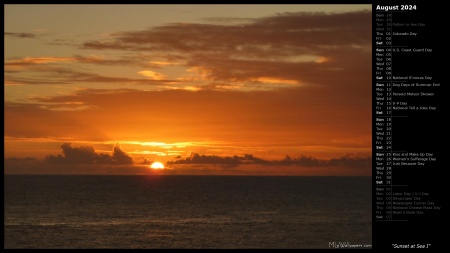 Sunset at Sea I