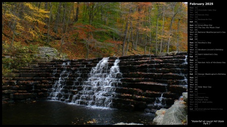 Waterfall at Laurel Hill State Park I