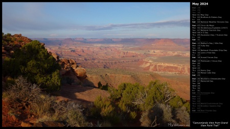 Canyonlands View from Grand View Point Trail