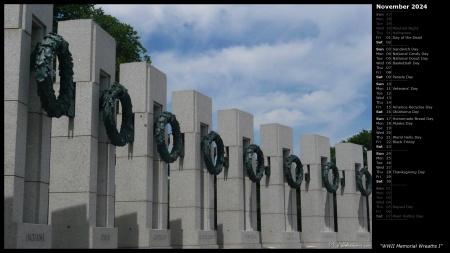 WWII Memorial Wreaths I