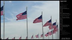 American Flags at the Washington Monument