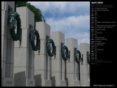 WWII Memorial Wreaths I