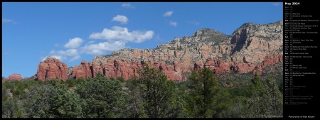 Panorama of Red Rocks