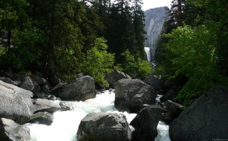 Vernal Falls in the Distance