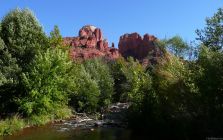 Cathedral Rock and Stream