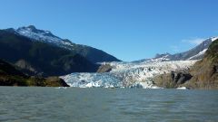 Kayaking at the Mendenhall Glacier