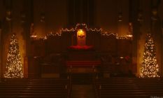 Harbison Chapel at Christmas