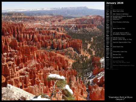 Inspiration Point at Bryce Canyon I