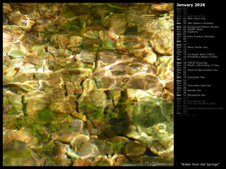 Water from Hot Springs