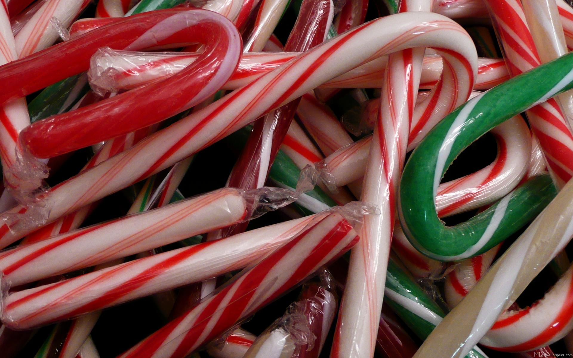 MLeWallpapers.com - Candy Canes